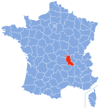 Ubicación de Loira (departamento)