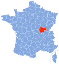 Ubicación de Saona y Loira