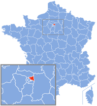 Ubicación de Sena-Saint Denis