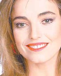 Adriana Vacarezza a principios de los 90.