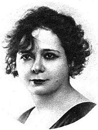Amalia Sánchez Ariño en la década de 1920