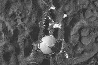 Radiotelescopio de Arecibo, foto de satélite