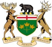 Escudo de armas de Ontario