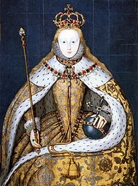 Isabel I en su coronación