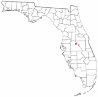 Ubicación de Haines City en el estado de Florida
