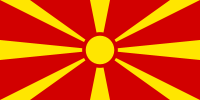 Bandera de La República de Macedonia