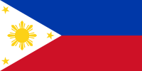 Bandera de {{{Artículo}}}Filipinas