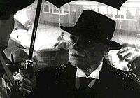 Albert Bassermann como "Van Meer" en el film de Alfred Hitchcock Foreign Correspondent