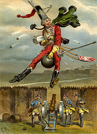 Gottfried Franz - Munchhausen overriding a cannon-ball.jpg