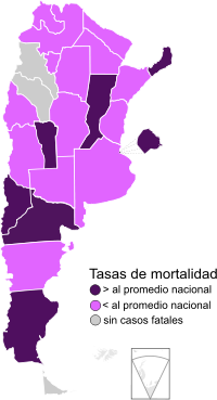 H1N1 Argentina mortality map.svg