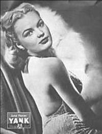 June Haver en una portada de la revista Yank en 1945