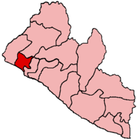 Situación del condado de Bomi en Liberia