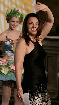 Fran en el evento solidario Life Ball en 2009.