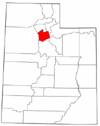 Map of Utah highlighting Salt Lake County.png