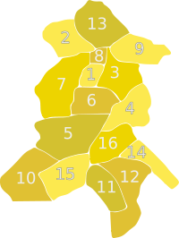 Municipios de la Región Sur.