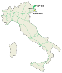 Mappa autostrada A23 Italia.svg