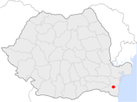 Localización de Medgidia