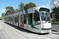 Tranvía en Melbourne, Australia