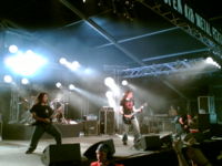 Metal band Gojira live at Tuska (Finland) 2006.jpg