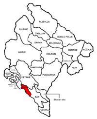 Localización de Budva