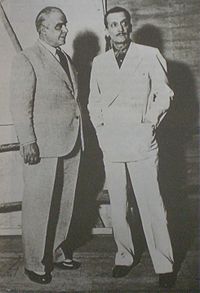 Enrique Muiño (izq) y Elías Alippi (der)
