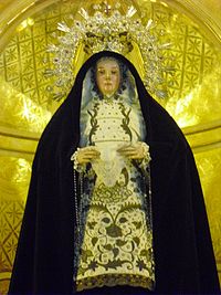 Imagen Nuestra Señora de la Soledad de la Portería Coronada
