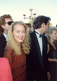 En los premios Emmy. Foto tomada el 17 de septiembre de 1989 por Alan Light