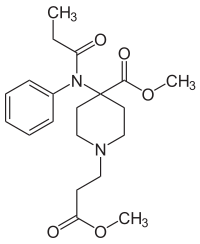Remifentanilo chemical structure
