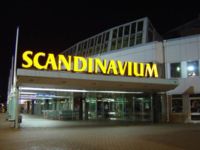 Entrada al Scandinavium, donde ABBA tocó el 18 de enero de 1975
