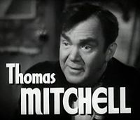 Thomas Mitchell en una escena de High Barbaree (1947).