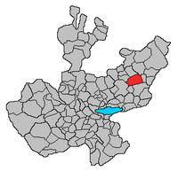 Localización en el estado de Jalisco