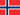 Bandera de Noruega.