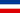 Bandera del Reino de Yugoslavia.