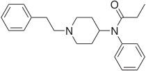 Fentanilo chemical structure