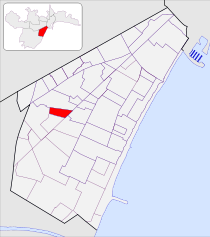 Los Girasoles locator map.svg