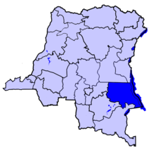 Ubicación de Tanganyika (provincia)