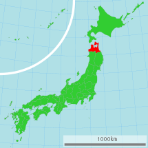 Ubicación de Aomori