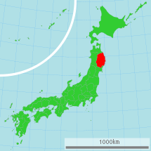 Ubicación de Iwate