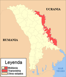 Situación de Transnistria
