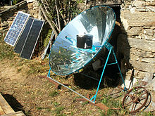 Horno solar parabolico