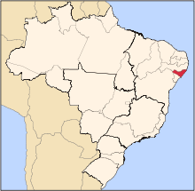 Ubicación de Alagoas