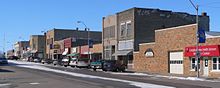 Creighton, Nebraska N side Main St W from Chase Av.JPG