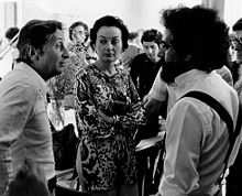 French photographers (from left) Jean-Pierre Sudre, Hélène Théret, Georges Tourdjman, 1975.jpg