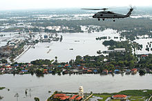 Helicopter survey of flooding in suburban Greater Bangkok, 22 October 2011.jpg