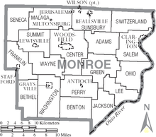 Map of Monroe County Ohio With Municipal and Township Labels.PNG