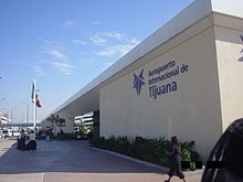 Tijuana Airpor front of terminal.JPG