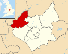 North West Leicestershire UK locator map.svg