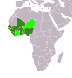 Situación de Comunidad Económica de Estados de África Occidental