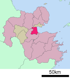 Localización de Beppu