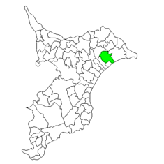 Localización de Yōkaichiba